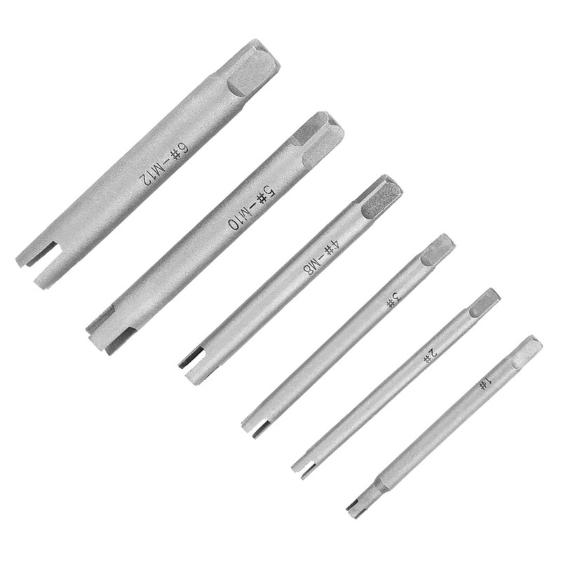 GBSCLOVER Broken Tap Extractor Set 6Pcs, Steel Tap Removal Tool,