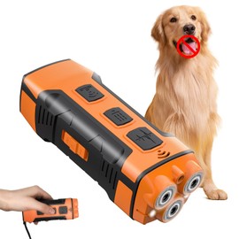 Dog Bark Deterrent Device, Ultrasonic Anti-Barking Trainer, Safe & Effective Portable Bark Control for Dogs Indoor & Outdoor Use, Long Distance Ultrasonic Stop Barking Neighbors Dog