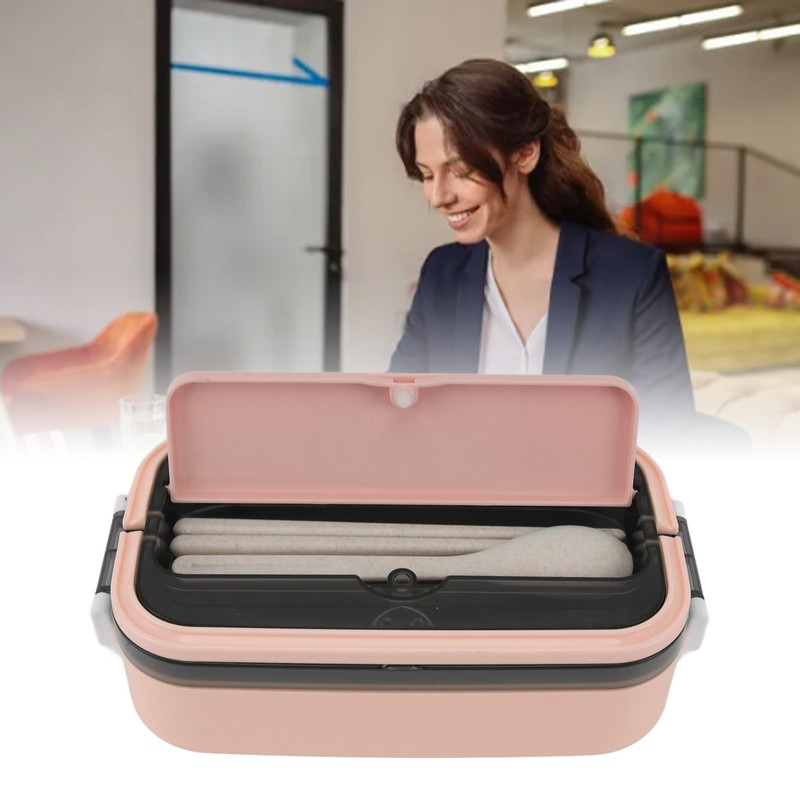 Bento Lunch Box 316 Stainless Steel 700ml Capacity Leakproof Microwave