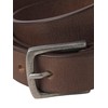 JACK & JONES Jacian Men's Leather Belt, Brown Stone, 105