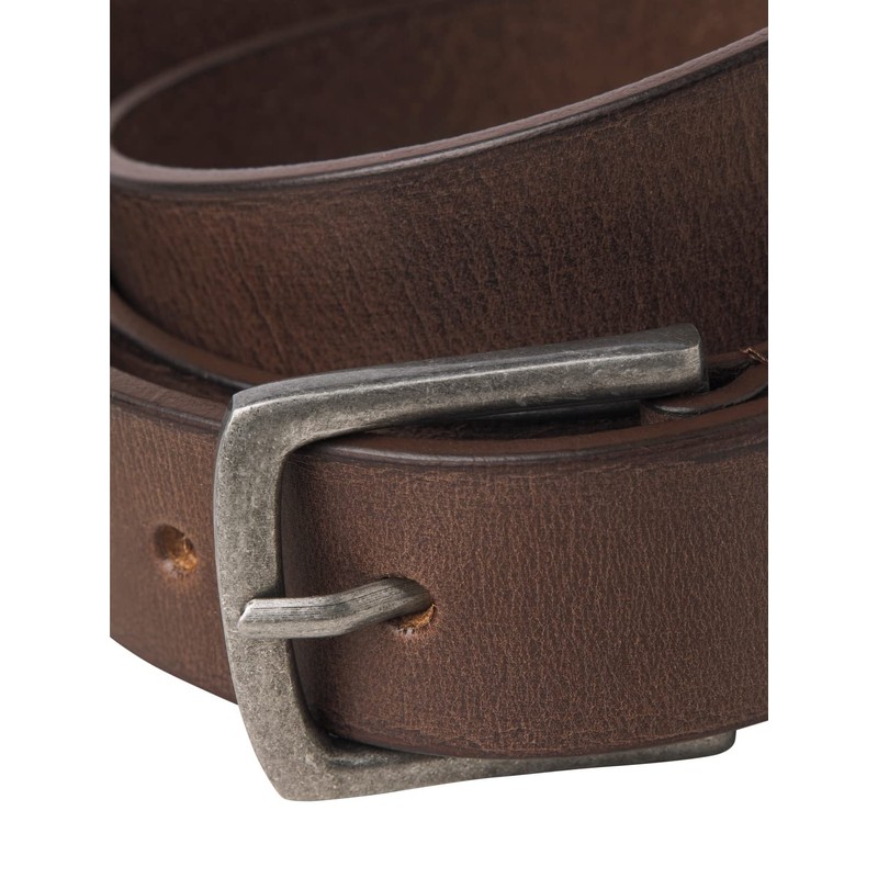 JACK & JONES Jacian Men's Leather Belt, Brown Stone, 105