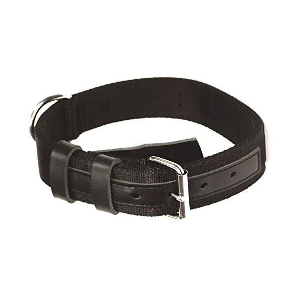 Dingo Gear Civilian Material Dog Collar Strengthened Universal for Daily Use and Dog Training Black S04045