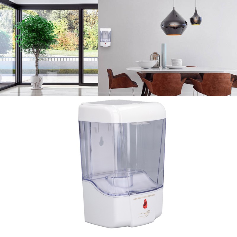 Automatic Soap Dispenser Wall Mounted Touchless Liquid Soap Container for