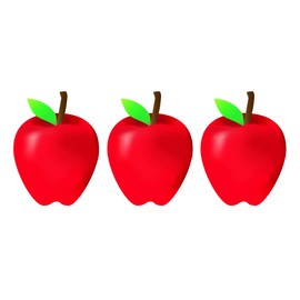 Hygloss Products Apples Classroom Accents – Creative Teaching Resources – 7 Inches, 30 Pack (33748)
