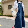 Momkong Summer Maternity Overall Dress Nursing Available 2XL