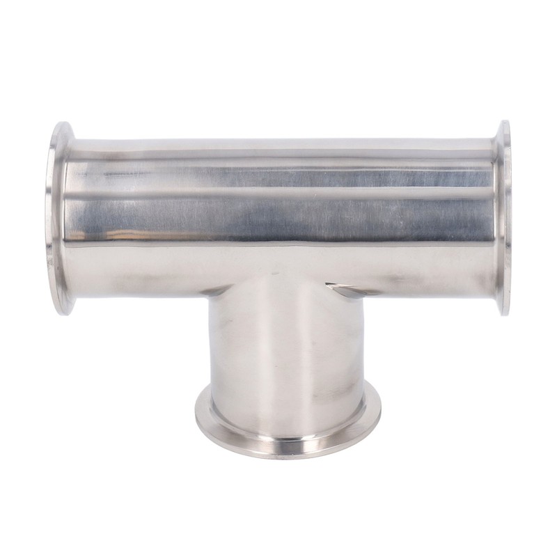 Triple Clamp Tee 3 Way 304 Stainless Steel Hose Pipe