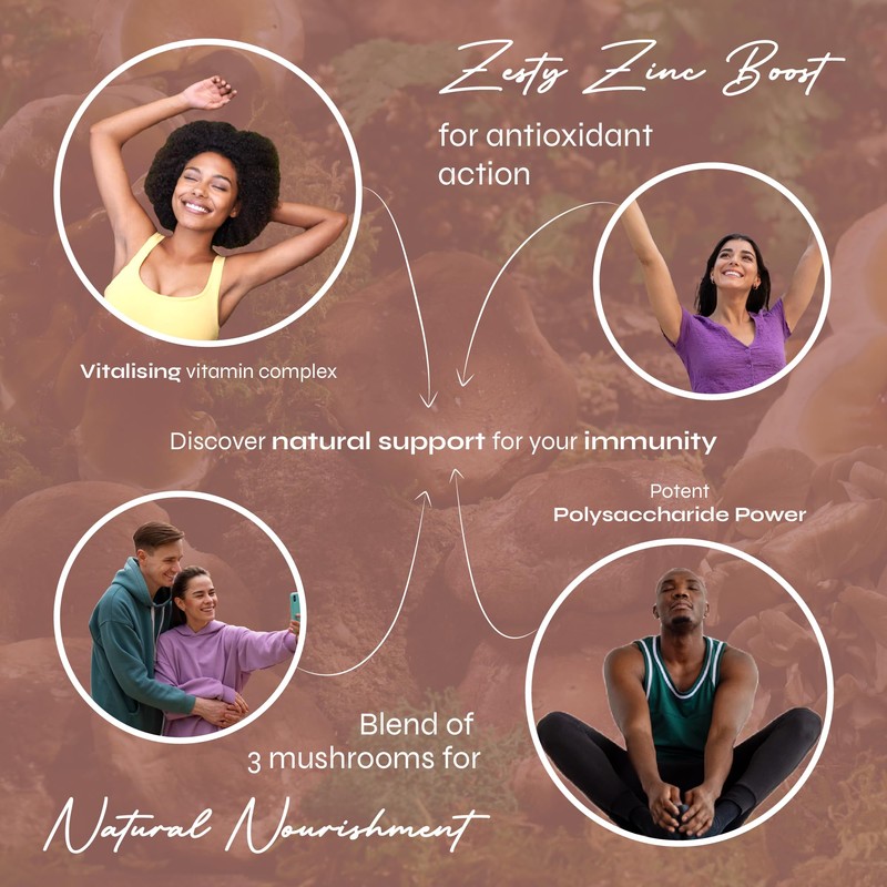 Known Known Tasty Immunity Mushrooms Gummies - Reishi, Maitake, Vitamin