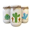 Cactus Mason Jars/Cactus Decor/Desert Flower/Southwestern Decor