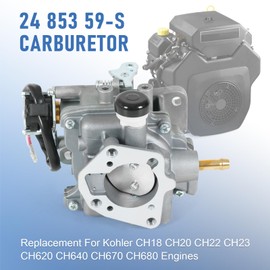 24 853 59-S Carburetor Replacement For Kohler CH20 CH23 CH620 CH640 CH680