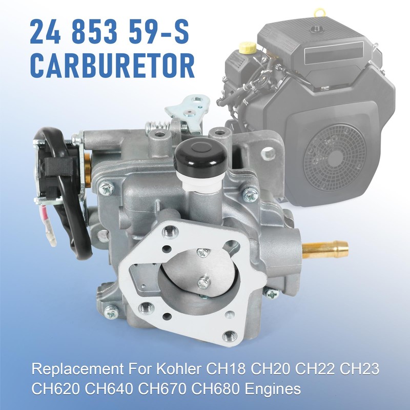 24 853 59-S Carburetor Replacement For Kohler CH20 CH23 CH620
