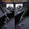 3.7V Mini Electric Screwdriver,Cordless Precision Screwdriver Set,50 in1 Magnetic Bits,Small