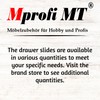 Mprofi MT® 4 Pieces, 2 Pairs | Drawer Runners 182mm