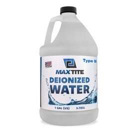 MAXTITE Type II Deionized Water - Laboratory Grade (1 Gallon)