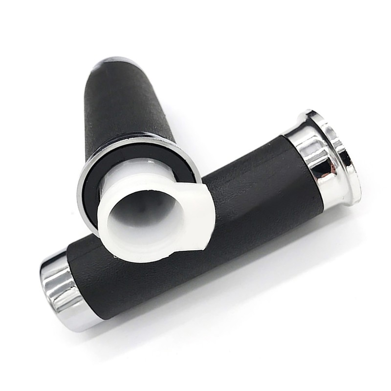 2PCS Motorcycle Throttle Handle Comfortable Grasp Slip Resistant Shockproof Handlebar