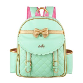 Children Princess Waterproof PU Backpack for Elementary School Girls