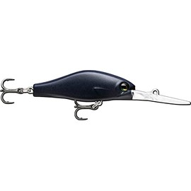 Rapala - Shadow Rap Jack Deep Fishing Lure - Fishing Accessories Plastic Body - Freshwater Spinner Bait - Floating - Running Depth: 4m - Size: 7cm / 10g - Made in Estonia - Matte Black UV