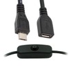 CY Cable Micro USB2.0 Cable with On/Off Switch Micro 5