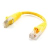 CablesOnline, 5-Pack 6 inch STP Shielded Twisted-Pair CAT5e Network Yellow