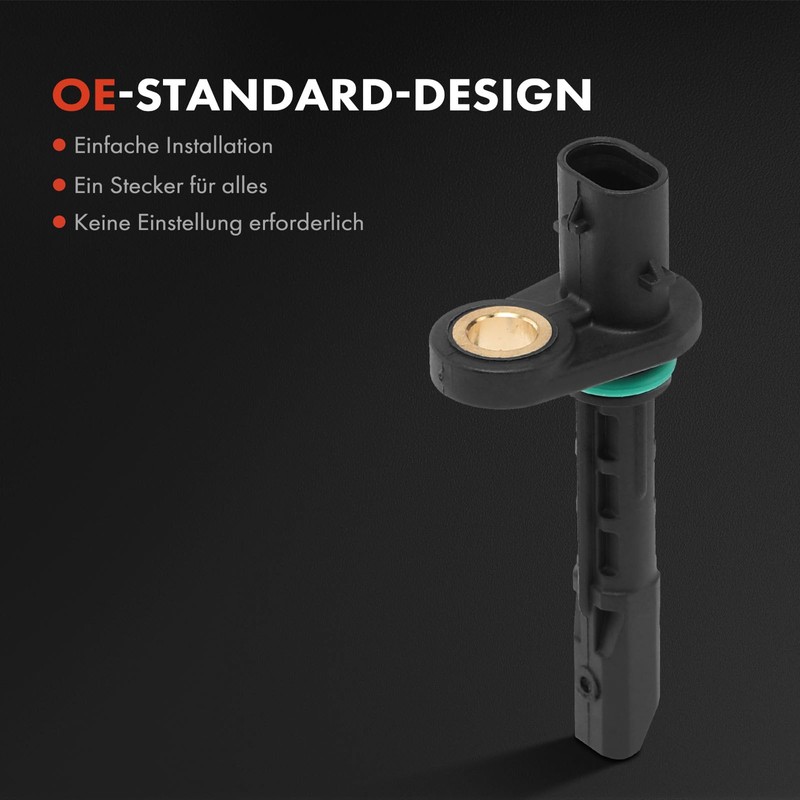 Frankberg ABS Sensor Wheel Speed Sensor 2-Pin Front Compatible with