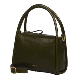 Burkely Leather Handbag Shoulder Bag Vintage Veda Handbag Olive Green