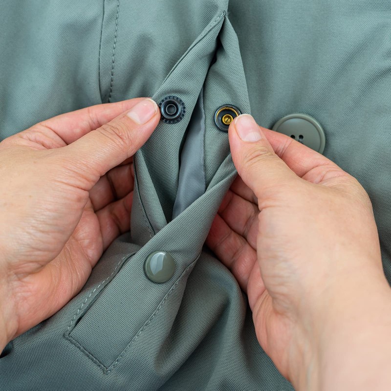 sourcing map 12 Sets Snap Fasteners Kit 3/5 Inch 15mm