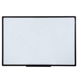 DexBoard Dry Erase Board for Wall, 48" x 24" Presentation Magnetic Whiteboard with Pen Tray, Wall-Mounted White Board for School, Office and Home, Black Aluminum Frame