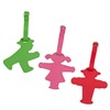 AMPELMANN Luggage Tag Travel Companion Traffic Light Woman Pink PU