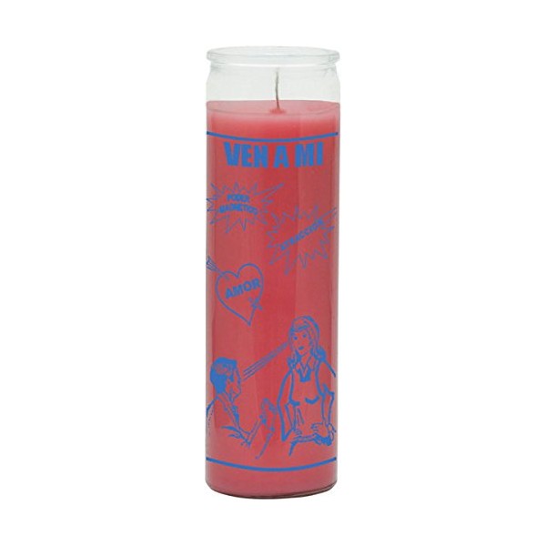 INDIO Come to Me Pink Candle - Silkscreen 1 Color 7 Day