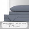 Southshore Fine Living, Inc. Pleated, 4-Piece Full Sheet Set, 21-Inch