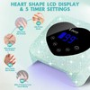 Linssy UV LED Nail Lamp, 72W Cordless Nail Lamp Nail