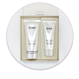 오휘 익스트림 브라이트 클렌징 폼 160ml + 100ml 세트 O Hui Extreme Bright Cleansing Foam 160ml + 100ml Set