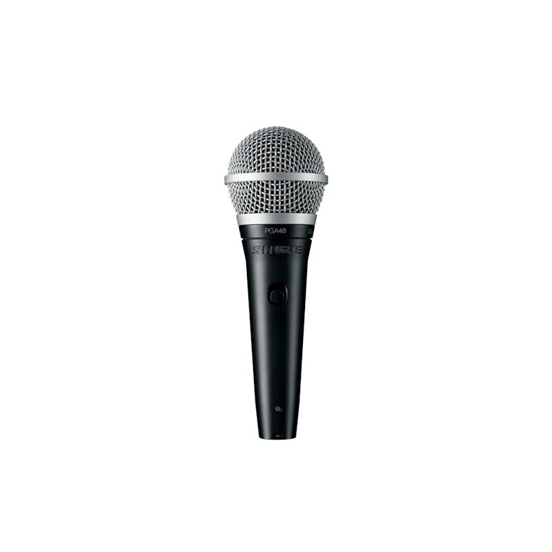 Shure PGA48-LC Micrófono Vocal dinámico sin Cable, Cardioide, Negro