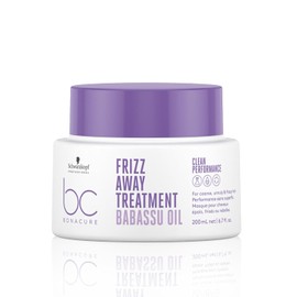 Schwarzkopf Professional BONACURE - Frizz Away Mascarilla Tratamiento Aceite de Babasú 200 ml, Tratamiento Intensivo, Controla y Nutre el Cabello, Antiencrespamiento, Mejora Desenredado, Peinabilidad y Manejabilidad