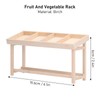 Doll House Shelf Display Racks 1:12 Miniature Wooden Stand Shelf