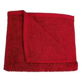 Lanudo Pure Line Luxury Guest Towel 100% Terry Cotton 30 x 50 cm Red