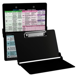 Whitecoat Clipboard® - Black Speech-Language Pathology Edition