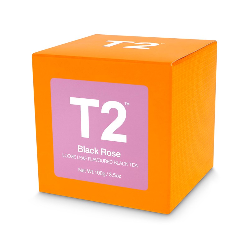 T2 Tea Black Rose, Loose Leaf Black Tea In Gift