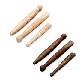 Hoi wooden acupressure stick finger acupressure stick foot acupressure stick Acupressure stick black 2ea
