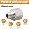Conector reductor NPT 1/2 fmacho x NPT 3/8 macho (hembra