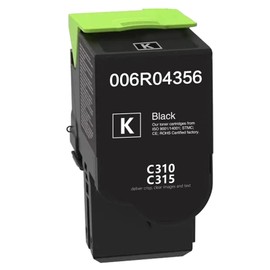 C310 C315 Black Toner Cartridge 3000 Page Yield Replacement for Xerox 006R004356 for Xerox C310 C315 C310DNI C310DNIM C315DNI Printer