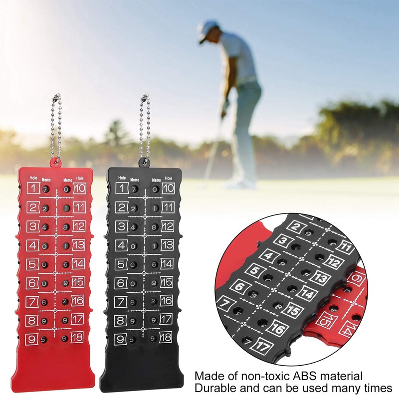 Odorkle 2 Pcs 18 HoleScore Counter, Pocket Size, Easy to