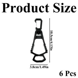 klahh 6 Pcs Glove Clips Holders Glove Grabber Clip Glove Holder Clip Glove Holder Clip Work Glove Holder