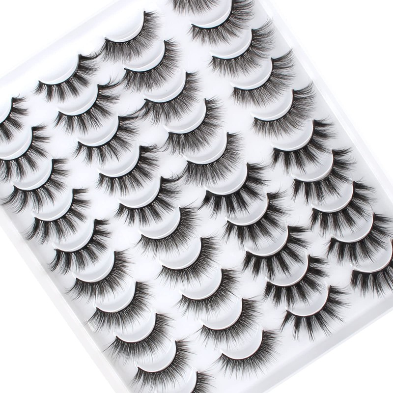 Oreola Faux Mink Eyelashes, Fluffy Artificial Eyelashes, Anime Lashes, Cat
