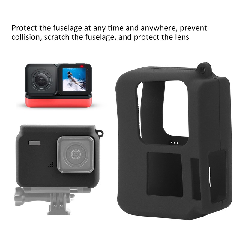 Portable Silicone Protective Case with Lens Cover Frame ShockProof for
