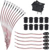 ATNSINC 26pcs/Set DC 12V LED Diodes 10mm LED Light Lamp