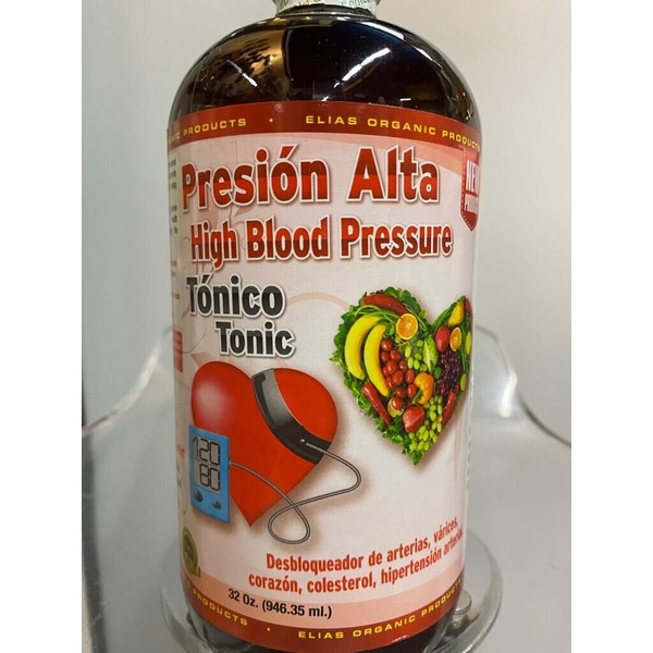 Presion Alta High Blood Pressure Desbloqueador de arterias liquido 32o FREE SHIP