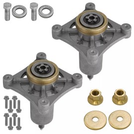 For Husqvarna 2 Set of Spindle Assembly for Husqvarna LTH1438 LTH1538 LTH18538 LTH2042 LTH126