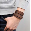 axy Broad Series LAB1-5! Genuine Leather Bracelet Surfer Bracelet for