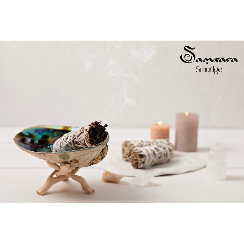 Samsara Smudge White Sage Yagra - Natural Sacred Incense in