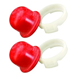 SLIACOBIU 694394 Carburetor Primer Bulb Fits Briggs & Stratton 694394 4178 494408 5084 Lawn Mowers Parts (Red) 2 Pack